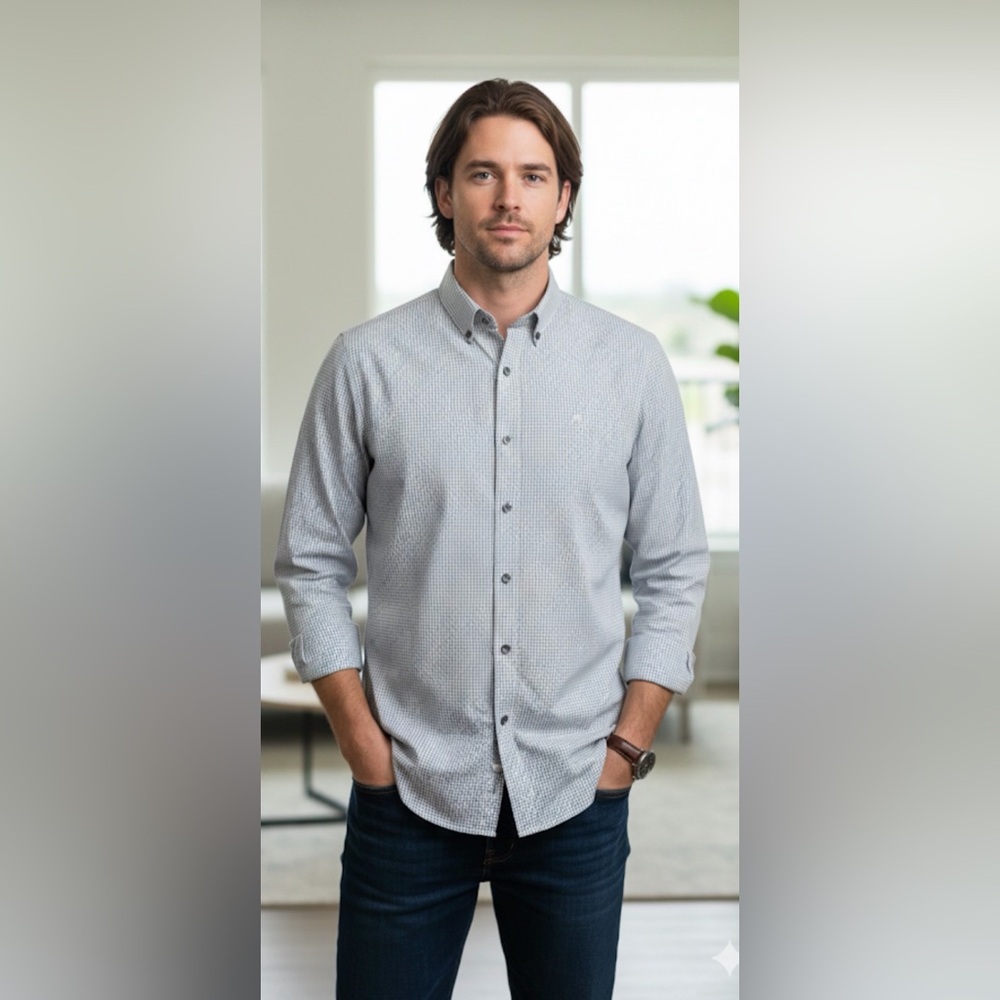 American Eagle bottom down long sleeve shirt